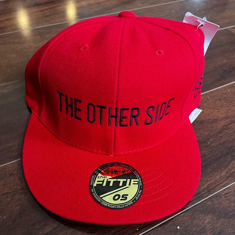 NWT - Magic Headwear - Jason Derulo - The Other Side - SnapBack Red Hat